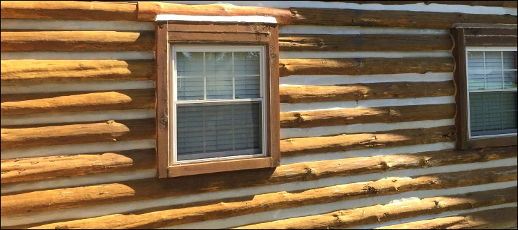 Log Home Whole Log Replacement  Greenwood, Virginia